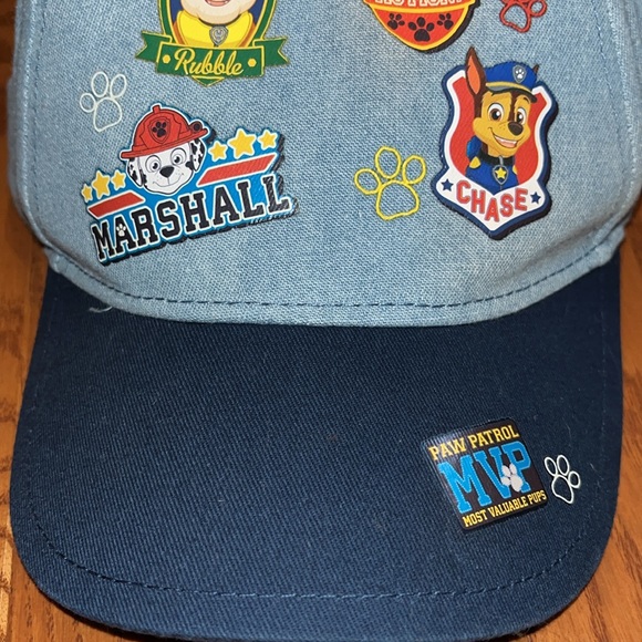 Nickelodeon Paw Patrol Chase Marshall Rubble baseball cap kids 3-5T - Picture 6 of 6
